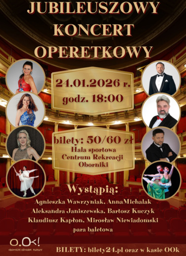 Jubileuszowy koncert operetkowy