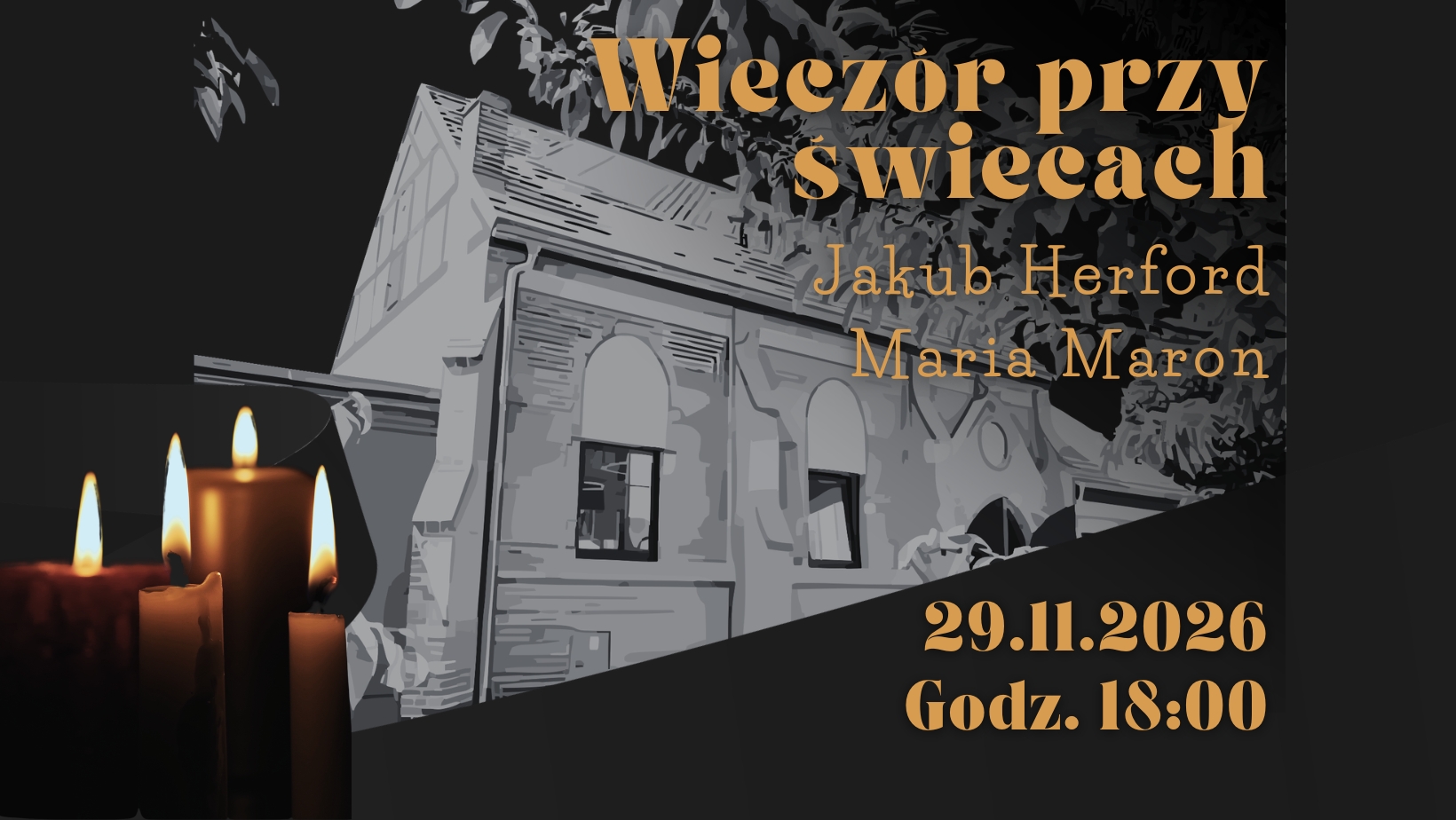 Wiecz&oacute;r przy świecach