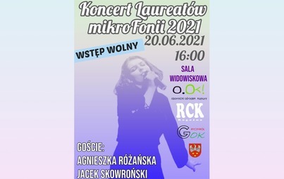Zdjęcie do ZAPRASZAMY NA KONCERT LAUREAT&Oacute;W MIKROFONII 2021 (20.06.2021)