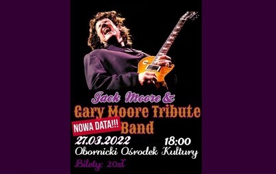 Zdjęcie do KONCERT GARY MOORE TRIBUTE BAND JUŻ 27 MARCA 2022 W OOK!