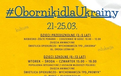 Zdjęcie do #ObornikiDlaUkrainy: 21-25.03.2022