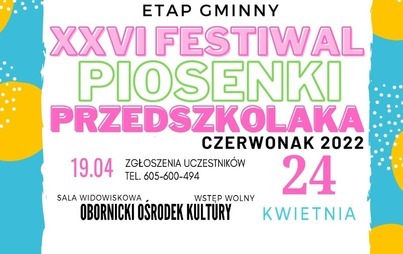 Zdjęcie do WRACA FESTIWAL PRZEDSZKOLAK&Oacute;W!