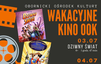 Zdjęcie do WAKACYJNE KINO OOK (3-7.07.2023)