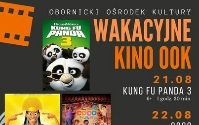 Zdjęcie do WAKACYJNE KINO OOK (21-25.08.2023)