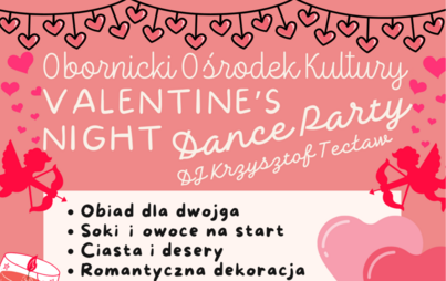 Zdjęcie do VALENTINES NIGHT - DANCE PARTY Z KRZYSZTOFEM TECŁAWEM (10.02.2024)