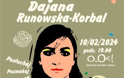 Zdjęcie do CAFE COOLTURA #1 - DAJANA RUNOWSKA-KORBAL "CZEŚĆ, TU MIŁOŚĆ"